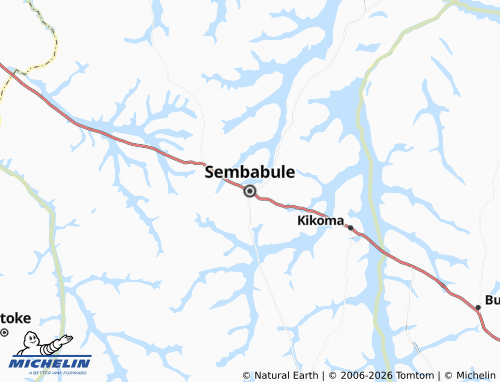 Mapa MICHELIN Sembabule - ViaMichelin