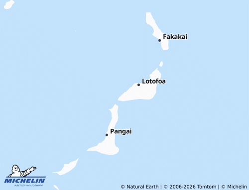MICHELIN Fakale'ounga map - ViaMichelin