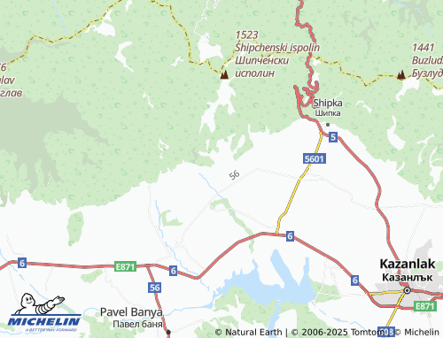 MICHELIN Yasenovo map - ViaMichelin