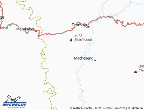 MICHELIN Ha Thabo map - ViaMichelin