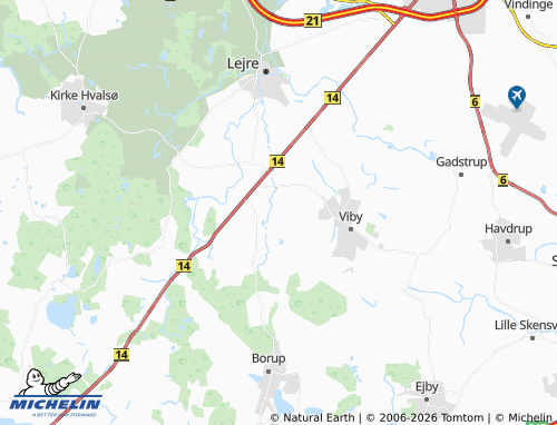 MICHELIN-Landkarte Gumpegårde - ViaMichelin