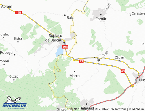 MICHELIN Porț map - ViaMichelin