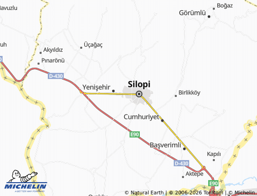 MICHELIN Dicle map - ViaMichelin