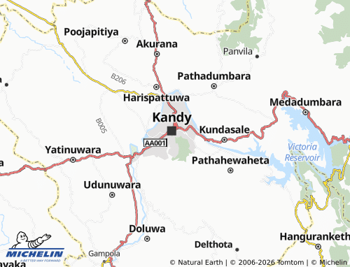 MICHELIN Bogambara map - ViaMichelin