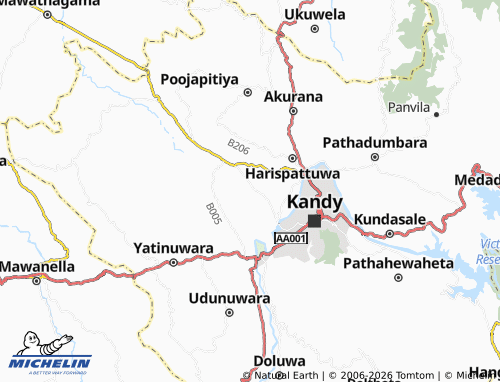 Mappa MICHELIN Kurundugahamada - ViaMichelin