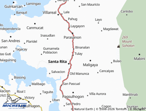 MICHELIN Tulay map - ViaMichelin