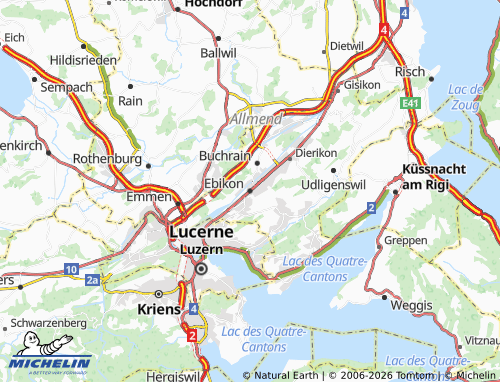 Mappa MICHELIN Ebikon - ViaMichelin