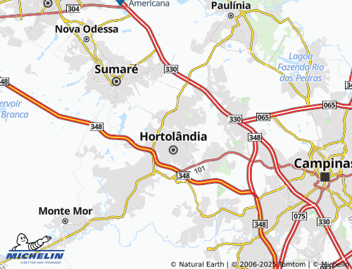 MICHELIN Jardim Santana map - ViaMichelin
