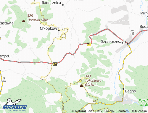 MICHELIN Gorajec-Zagroble map - ViaMichelin