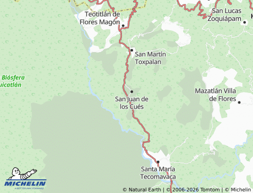 MICHELIN Tiro al Blanco map - ViaMichelin