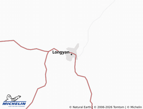 Mappa MICHELIN Longyan - ViaMichelin