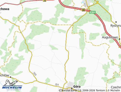 MICHELIN Witoszyce map - ViaMichelin
