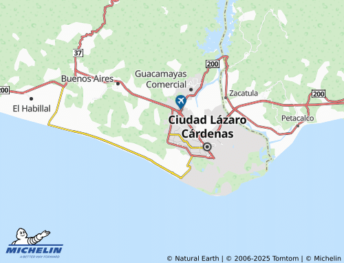 MICHELIN Estibadores Crom map - ViaMichelin