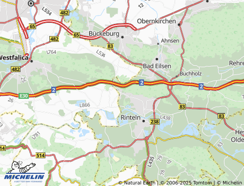 MICHELIN Todenmann map - ViaMichelin