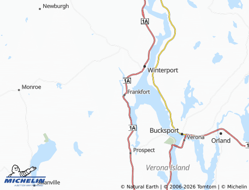 Carte MICHELIN Frankfort - ViaMichelin