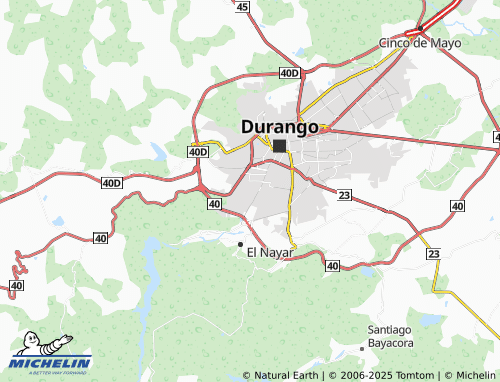 MICHELIN 12 de Diciembre map - ViaMichelin