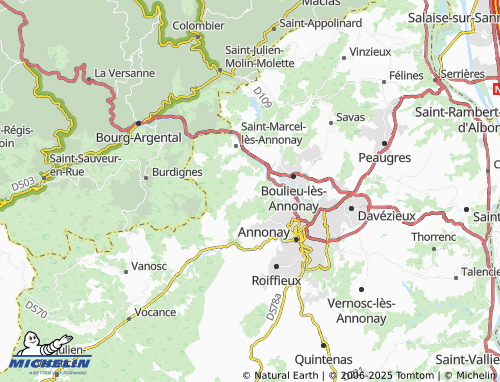 Carte MICHELIN Seux - ViaMichelin