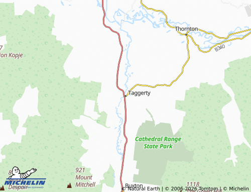 Mapa MICHELIN Taggerty - ViaMichelin
