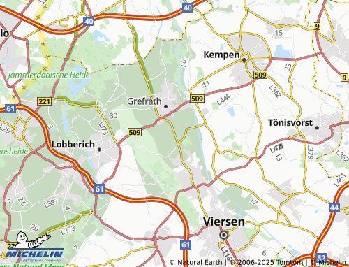 MICHELIN-Landkarte Hagenbroich - ViaMichelin