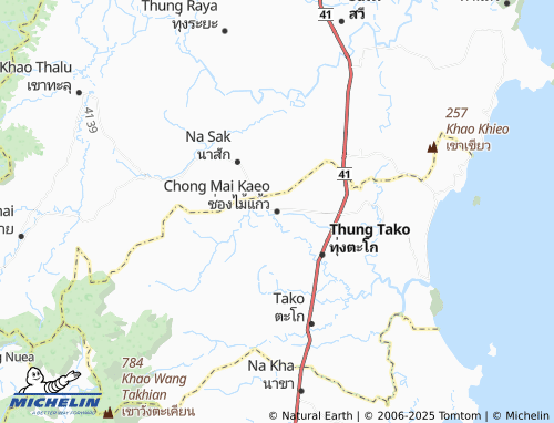 MICHELIN Chong Mai Kaeo map - ViaMichelin