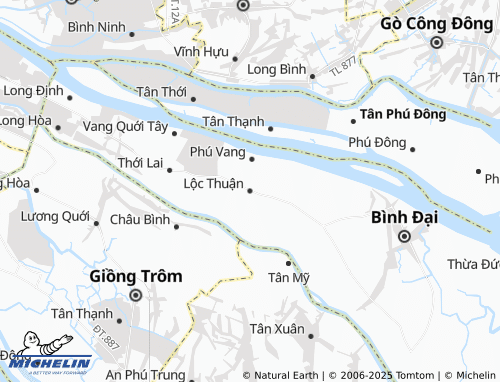 MICHELIN Lộc Thuận map - ViaMichelin