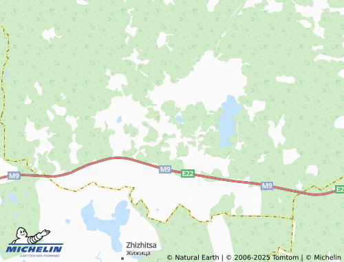 MICHELIN Beloglazovo map - ViaMichelin
