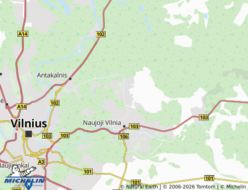 MICHELIN Galgiai map - ViaMichelin