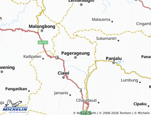 Carte MICHELIN Pagerageung - ViaMichelin