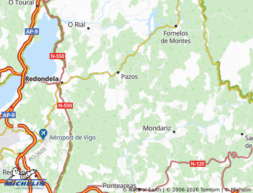 MICHELIN-Landkarte Mosteiro - ViaMichelin
