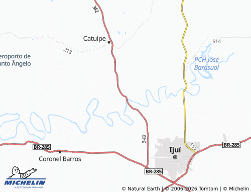Mapa MICHELIN Itaí - ViaMichelin