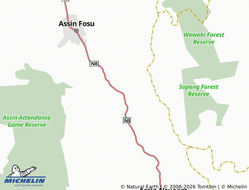 MICHELIN Aiyinabrim map - ViaMichelin
