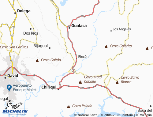 MICHELIN Rincón map - ViaMichelin
