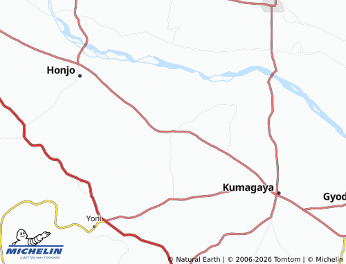 Mappa MICHELIN Fukaya - ViaMichelin