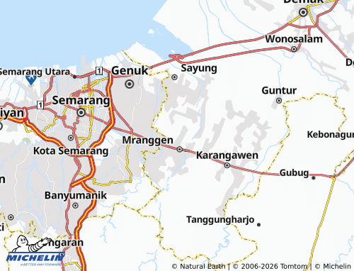 MICHELIN-Landkarte Brumbung - ViaMichelin