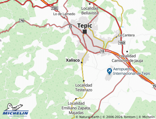 Mapa MICHELIN 14 de Febrero - ViaMichelin