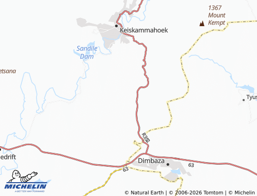 MICHELIN-Landkarte KwaNoxolo - ViaMichelin