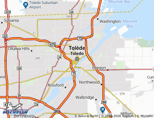 Carte MICHELIN Tolède - ViaMichelin