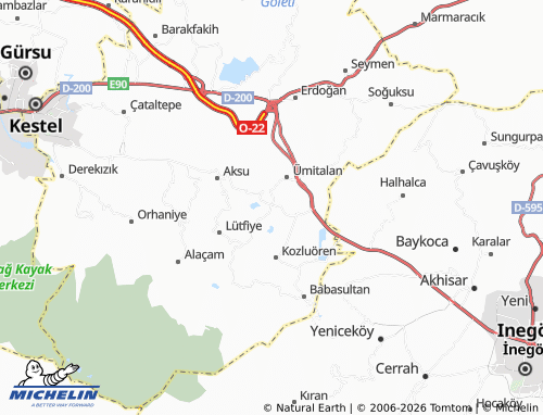MICHELIN Şükraniye map - ViaMichelin