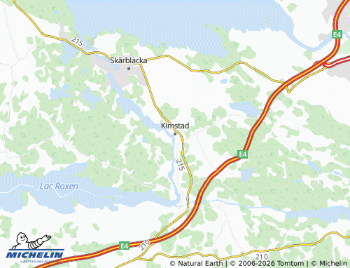 MICHELIN Kimstad map - ViaMichelin