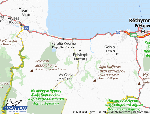 Mappa MICHELIN Fylaki - ViaMichelin