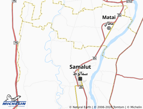 Mappa MICHELIN Munsha'at Manqateen - ViaMichelin