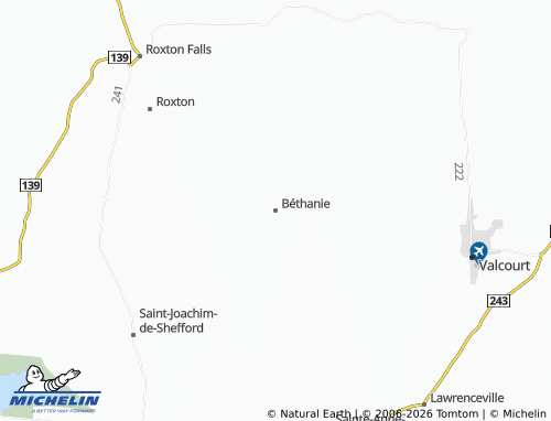 MICHELIN Béthanie map - ViaMichelin