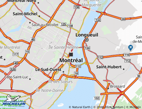 Mappa MICHELIN Montréal - ViaMichelin