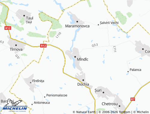 Mappa MICHELIN Mîndîc - ViaMichelin
