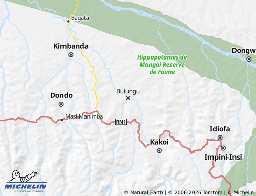 Mapa MICHELIN Bulungu - ViaMichelin
