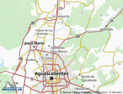 MICHELIN-Landkarte Puertecito de la Virgen - ViaMichelin
