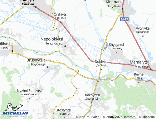 Mappa MICHELIN Klokichka - ViaMichelin