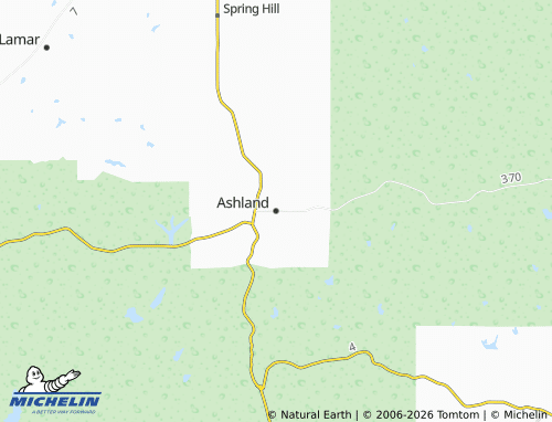 Mapa MICHELIN Ashland - ViaMichelin