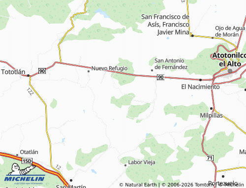 Mapa MICHELIN Ciénega del Pastor - ViaMichelin