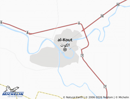 MICHELIN-Landkarte al-Kout - ViaMichelin